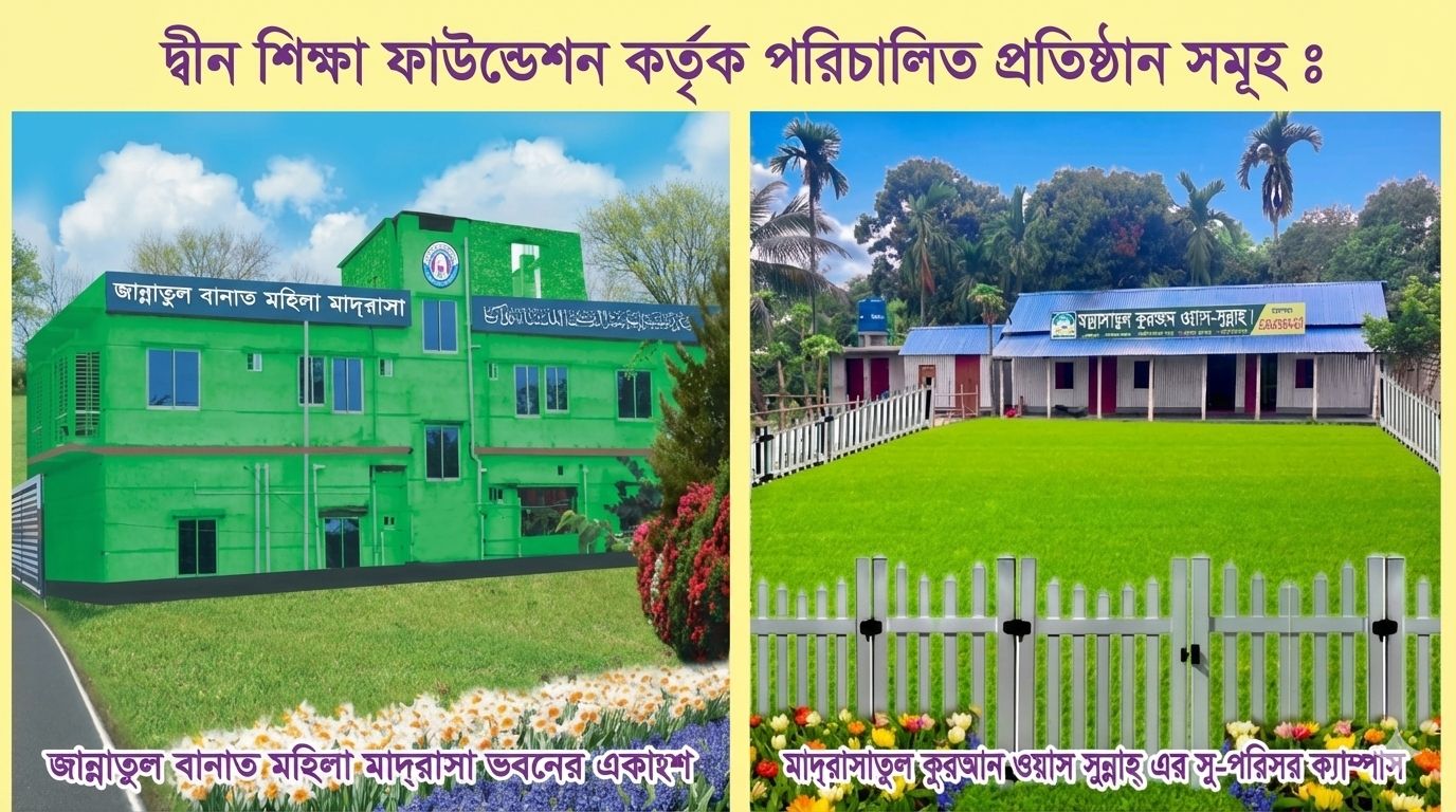 দ্বীন শিক্ষা ফাউন্ডেশন পরিচালিত প্রতিষ্ঠান সমুহ